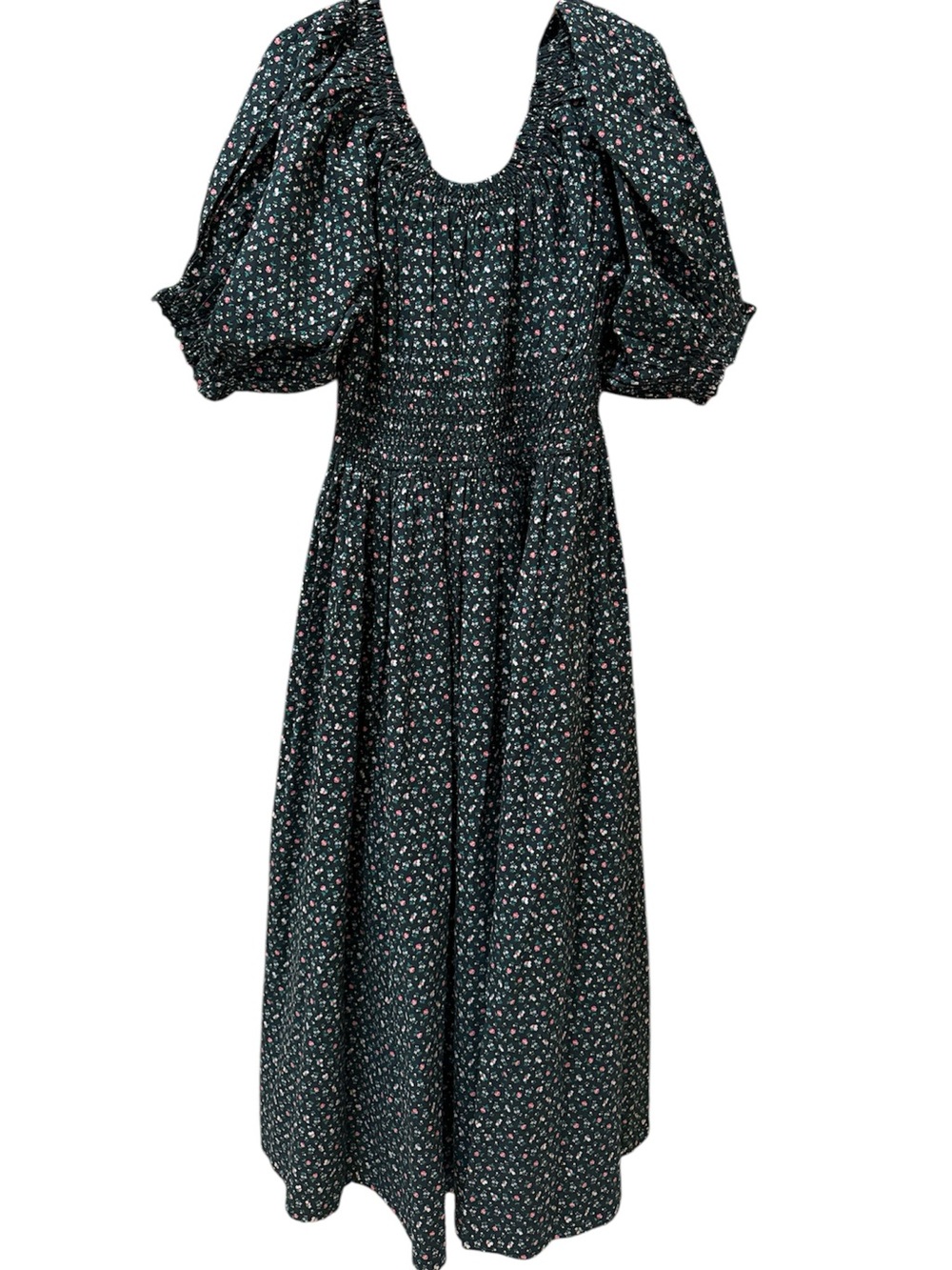 DOEN Victoire Floral 100% Organic Cotton Dress in Mirbeau Garden Size: XXL - Picture 10 of 12